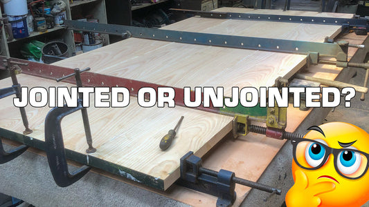 Jointed Vs Unjointed Rustic Industrial Tables