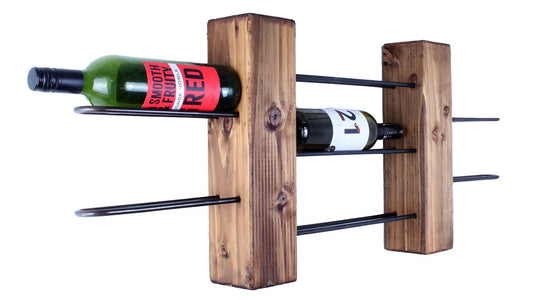 Rustic Industrial Wine Storage Solutions by Chunk Monkey