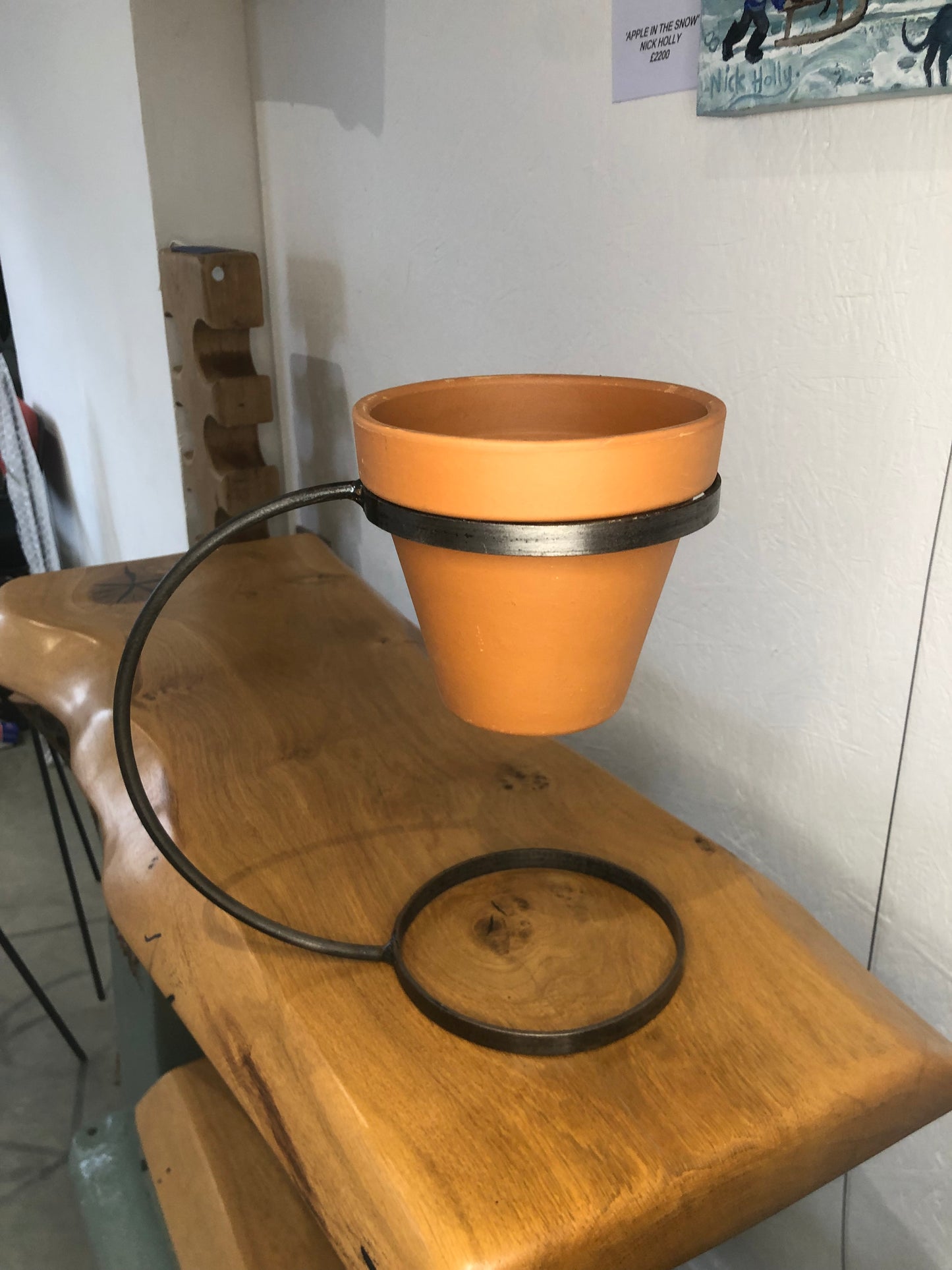 Handmade Hoop Plant Pot Holder