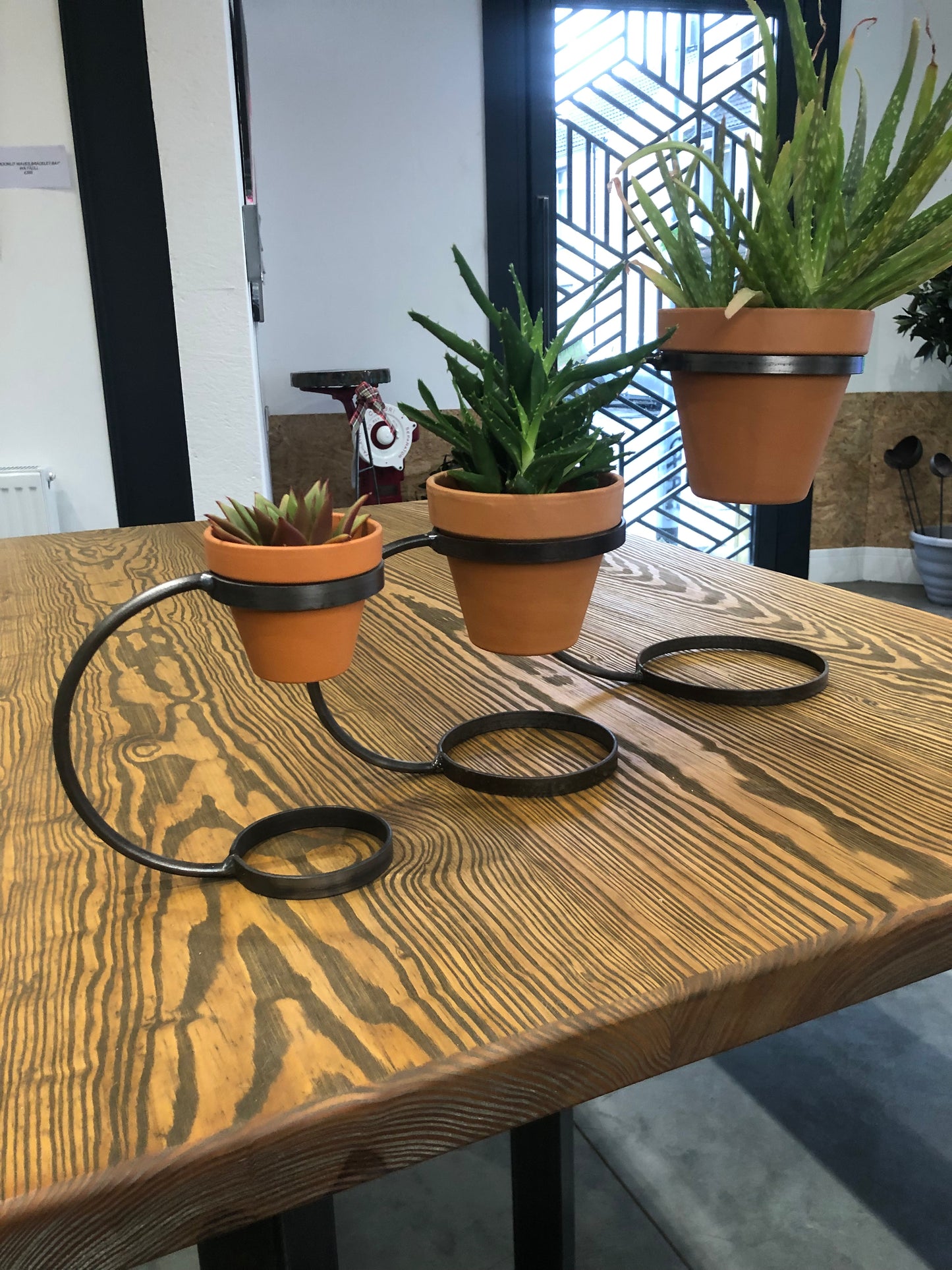 Handmade Hoop Plant Pot Holder