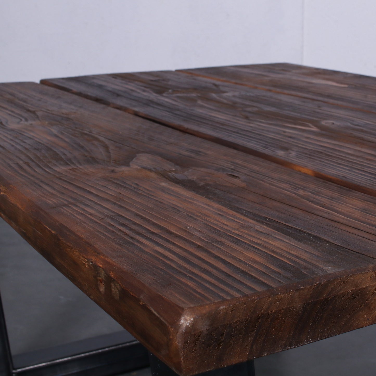 Reclaimed Scaffold Board Dining Table - Chunk One