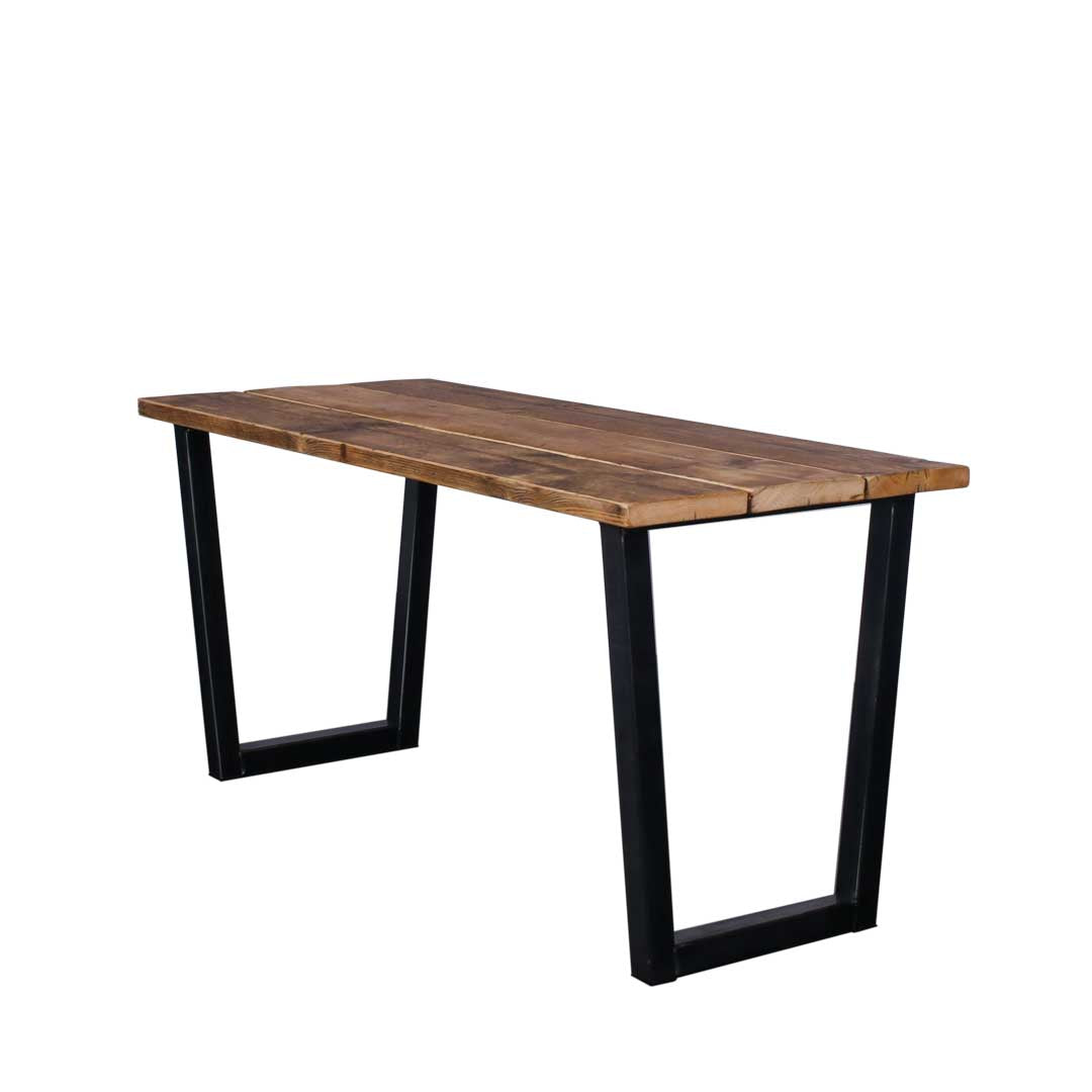 Reclaimed Scaffold Board Dining Table - Chunk One