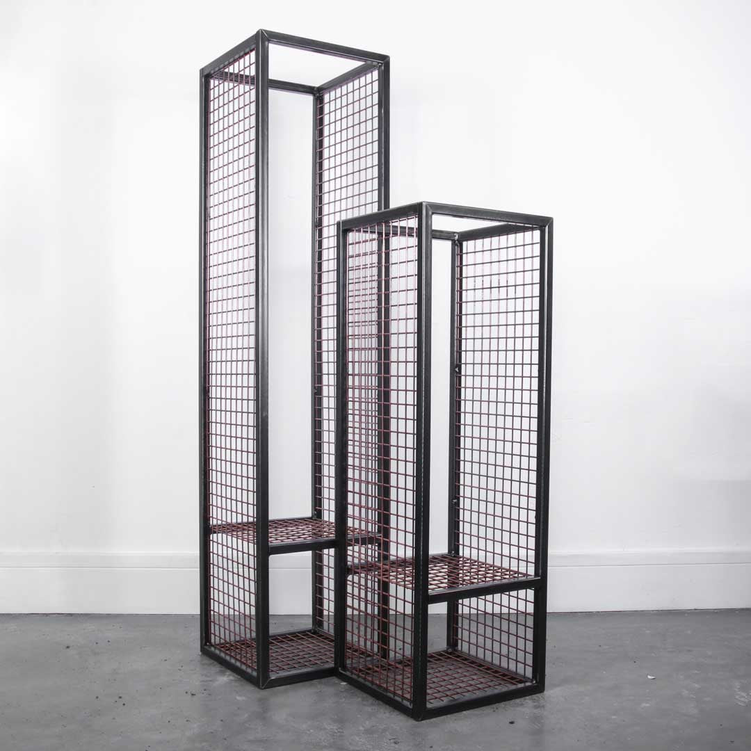 Tall Industrial Log Rack