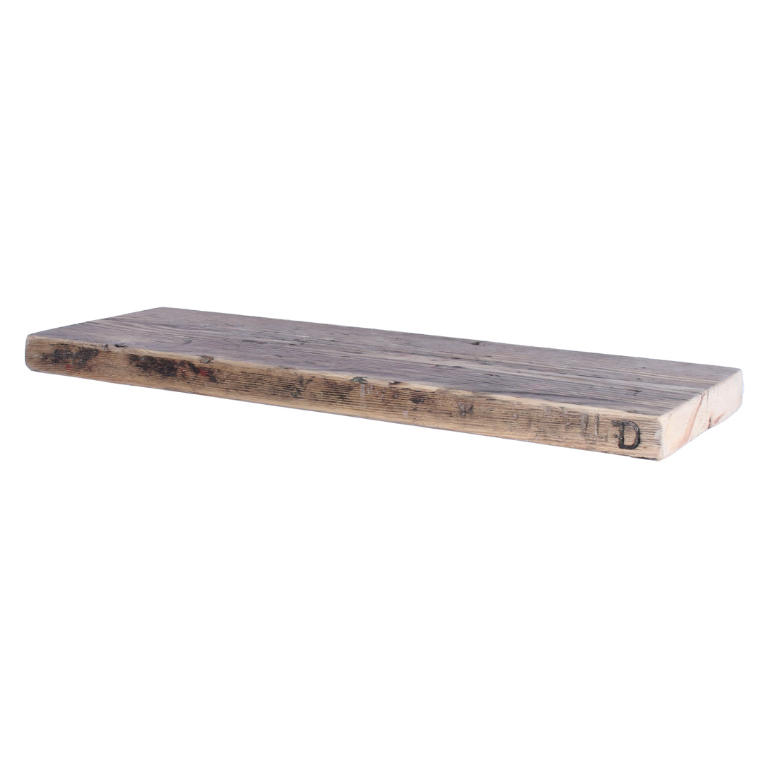 Rustic Industrial Reclaimed Chunk Shelf (Timber Only)