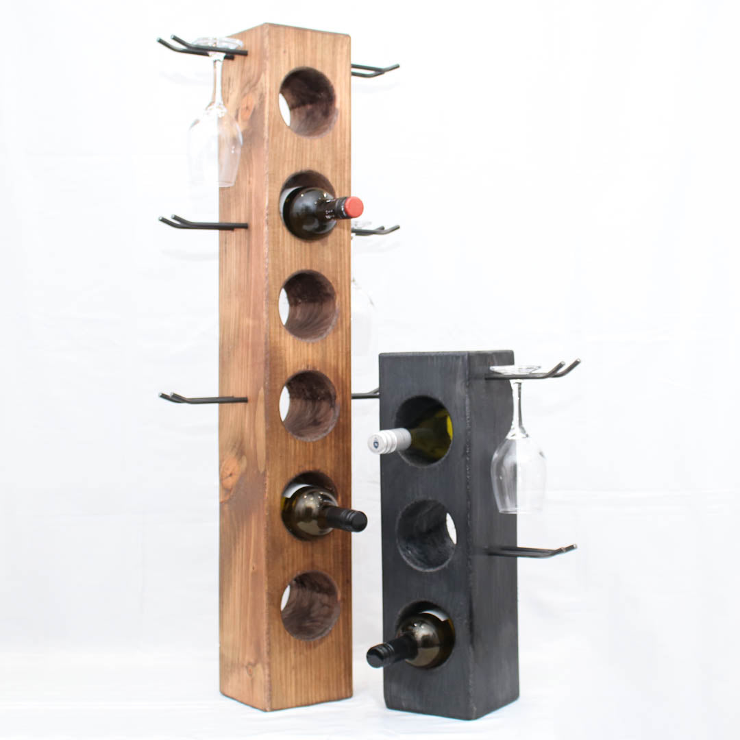 Rustic Industrial Wine Blocks