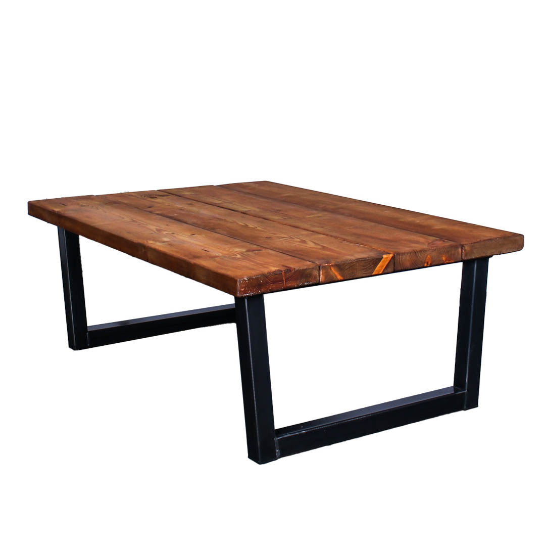 extra chunky rustic industrial coffee table chunk 1 4 board oak