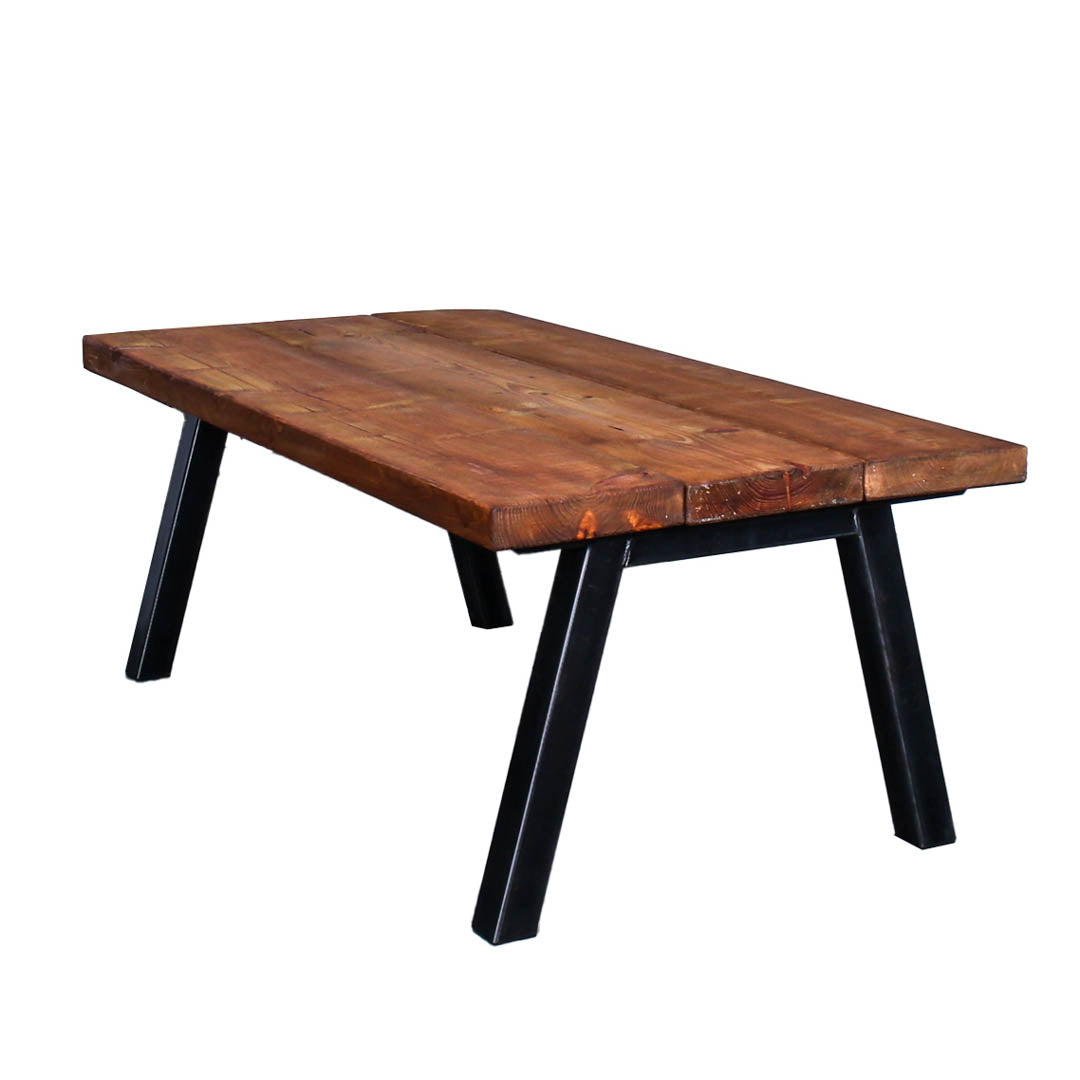 extra chunky rustic industrial coffee table chunk 2 3 boards oak