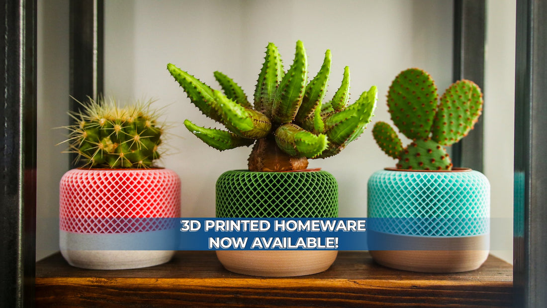 New 3D Printed Plant Pots at Chunk Monkey