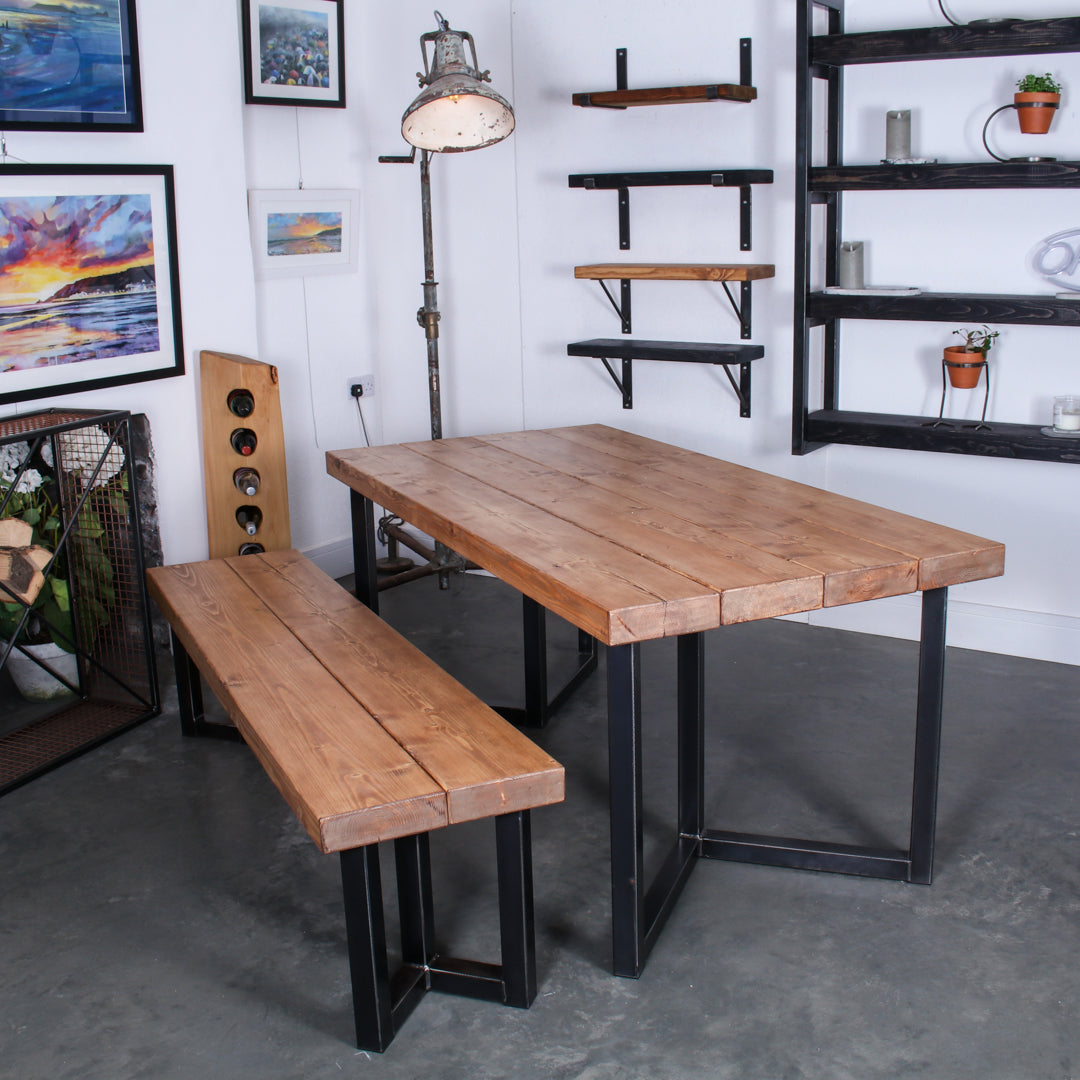Chunk Monkey Tables | Handmade Rustic Industrial Tables
