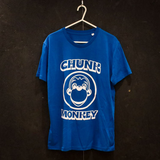 Chunk Monkey Face T-Shirt (Royal Blue)