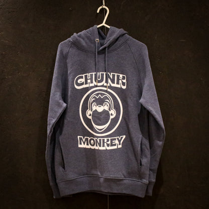 Chunk Monkey Face Hoody (Dark Heather Blue)