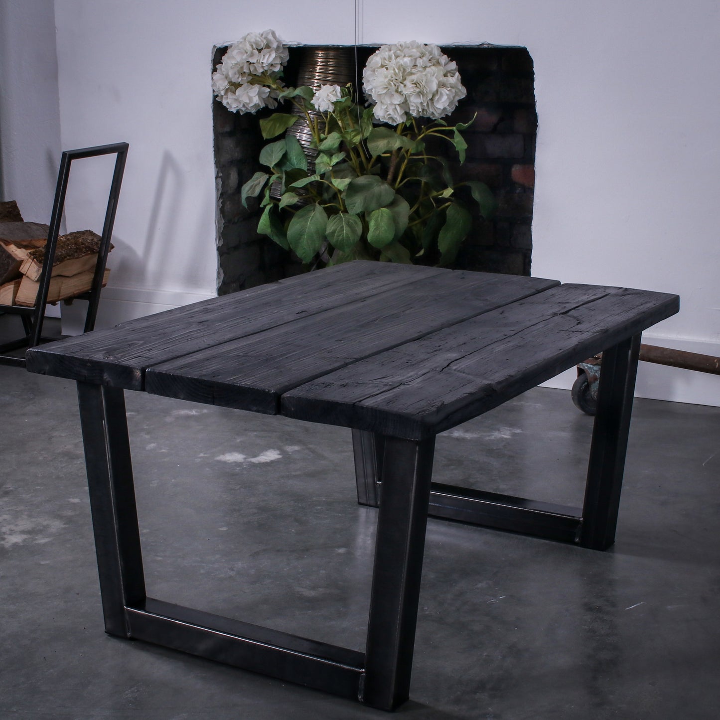 Rustic Industrial Reclaimed Scaffold Board Coffee Table Chunk One