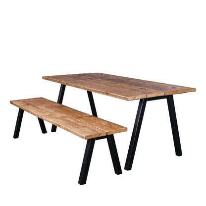 Reclaimed Scaffold Board Bench - Chunk Two