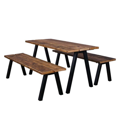 Reclaimed Scaffold Board Bench - Chunk Two