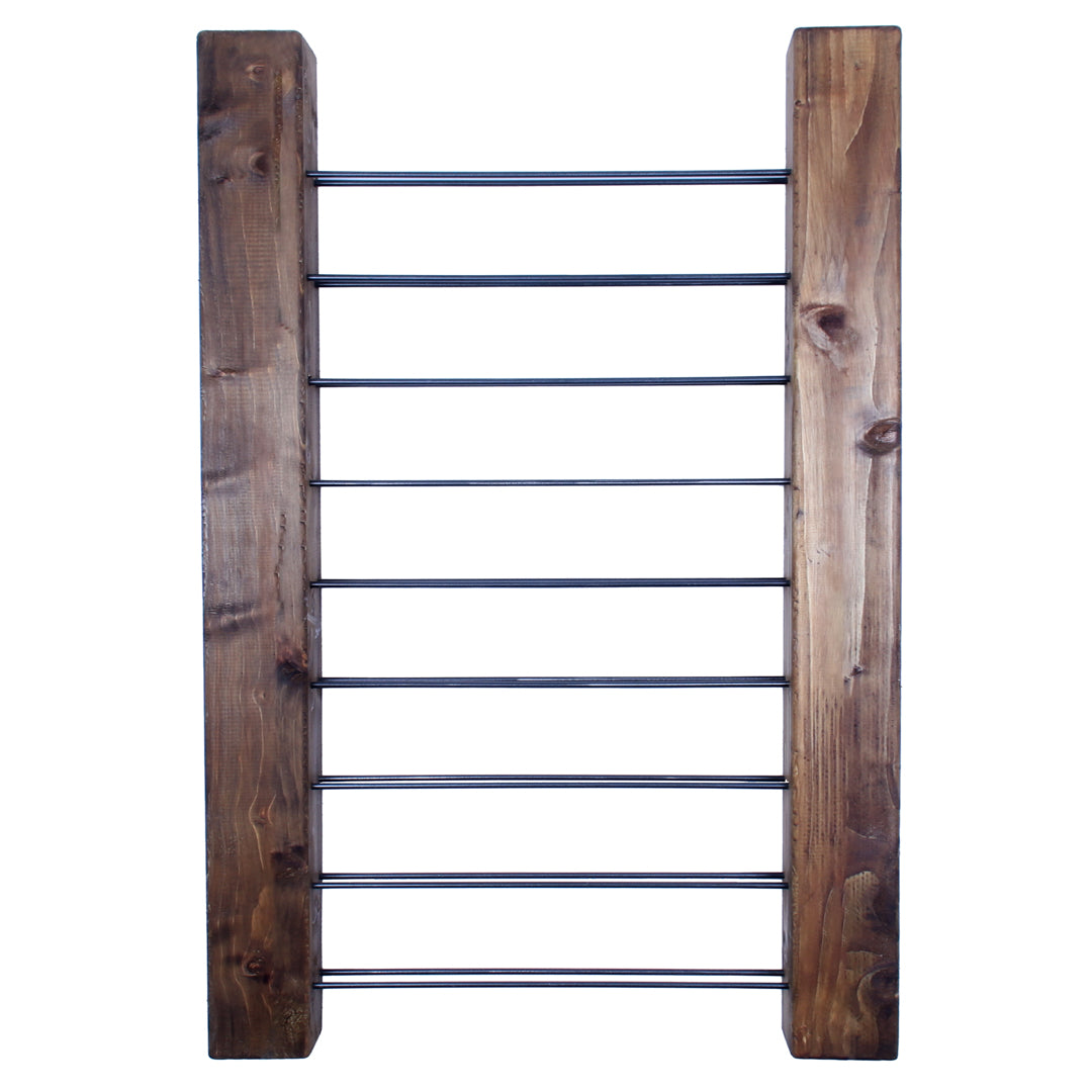 Rustic Industrial Wine Rack Ladders