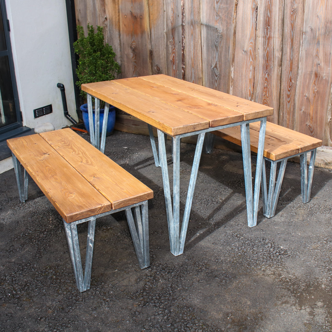 Extra Chunky Garden Table - Chunkier Hairpin