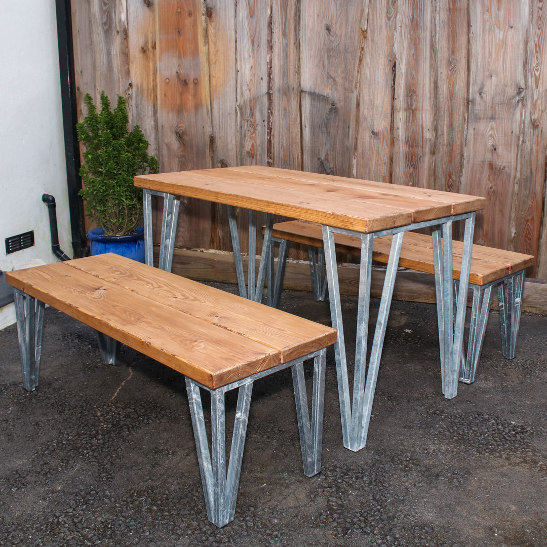 Extra Chunky Garden Table - Chunkier Hairpin