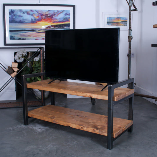 Rustic Industrial Extra Chunky Entertainment Unit