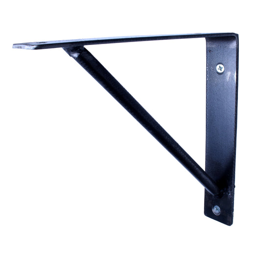 Folded Steel Shelf Brackets with Round Bar ONLY