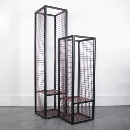 Tall Industrial Log Rack