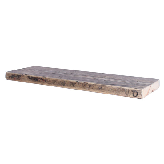 Rustic Industrial Reclaimed Chunk Shelf (Timber Only)