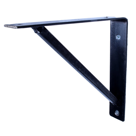 An example of the steel square bar brackets that we sell individually. Brackets are made from UK steel and look industrial.