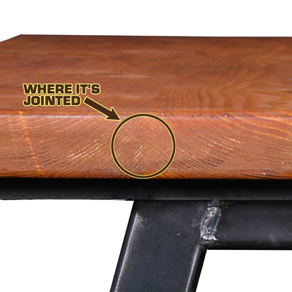 Rustic Industrial Jointing Service for Dining Tables (Extra/Extreme Chunk Only)