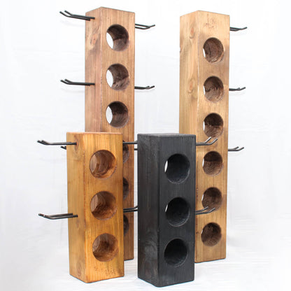 Rustic Industrial Wine Blocks