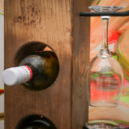 Rustic Industrial Wine Blocks