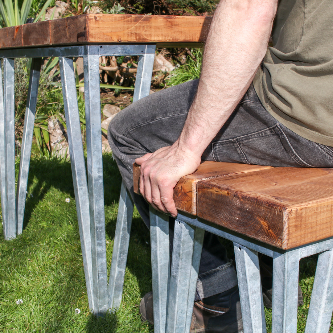 Extremely Chunky Garden Table - Chunkiest Hairpin