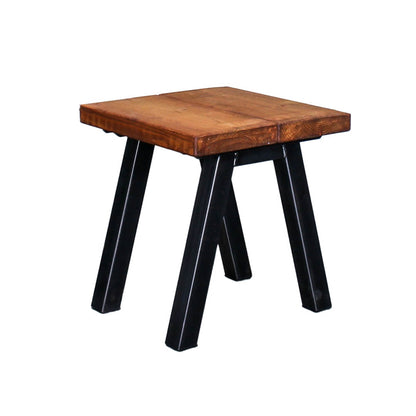 extra chunky handmade rustic industrial side table chunk 2 oak