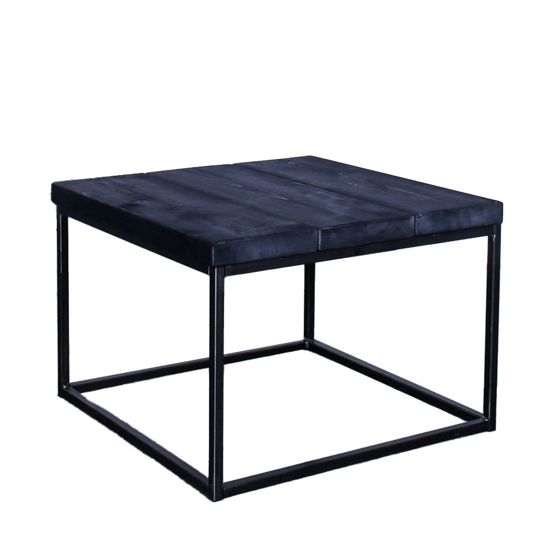 extra chunky rustic industrial cube coffee table 1 charcoal
