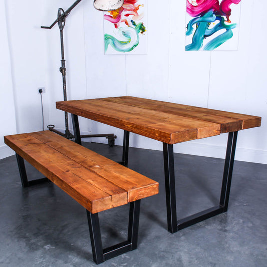 extremely chunky handmade bench chunk 1 studio oak