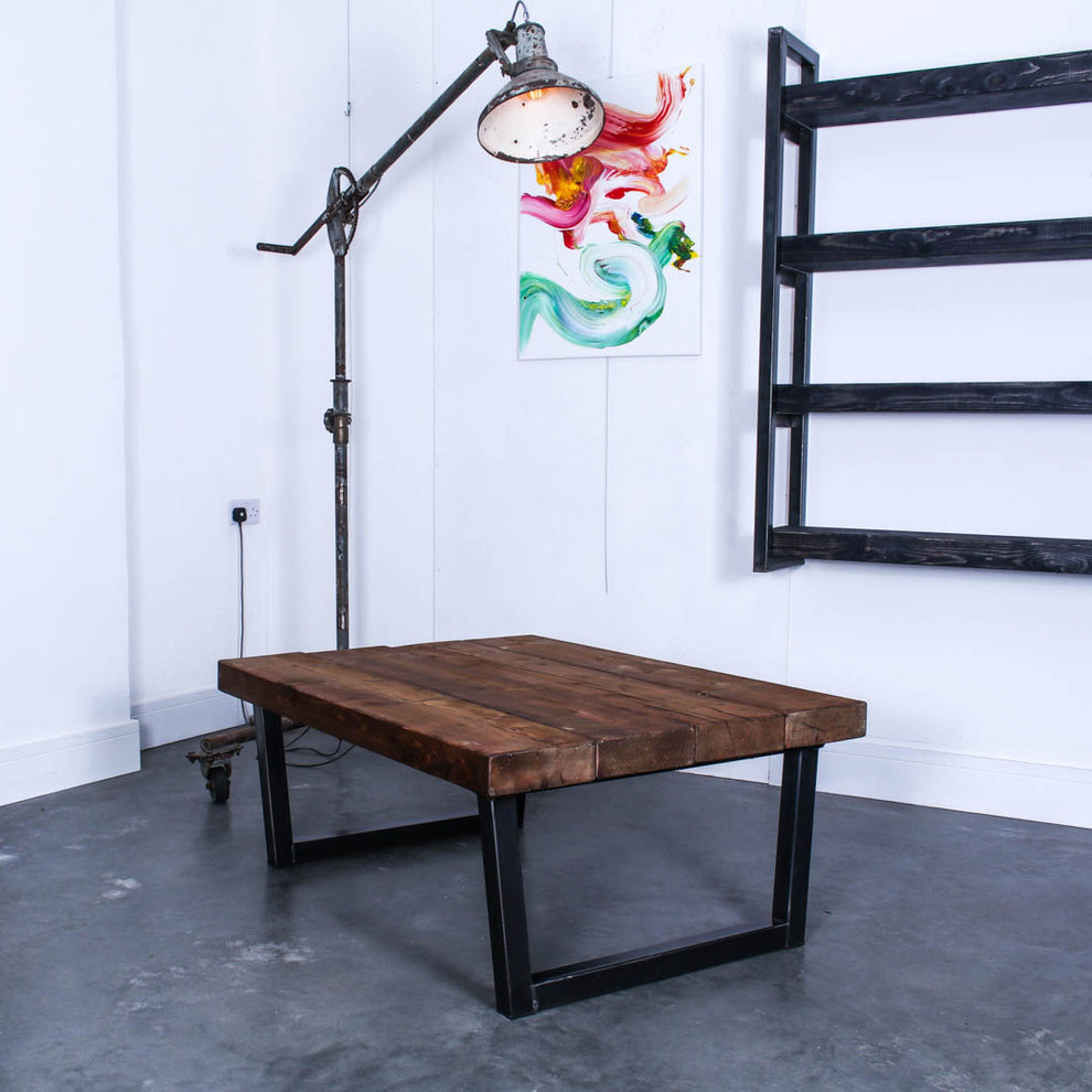 Rustic Industrial Extremely Coffee Table - Chunk One – CHUNK MONKEY
