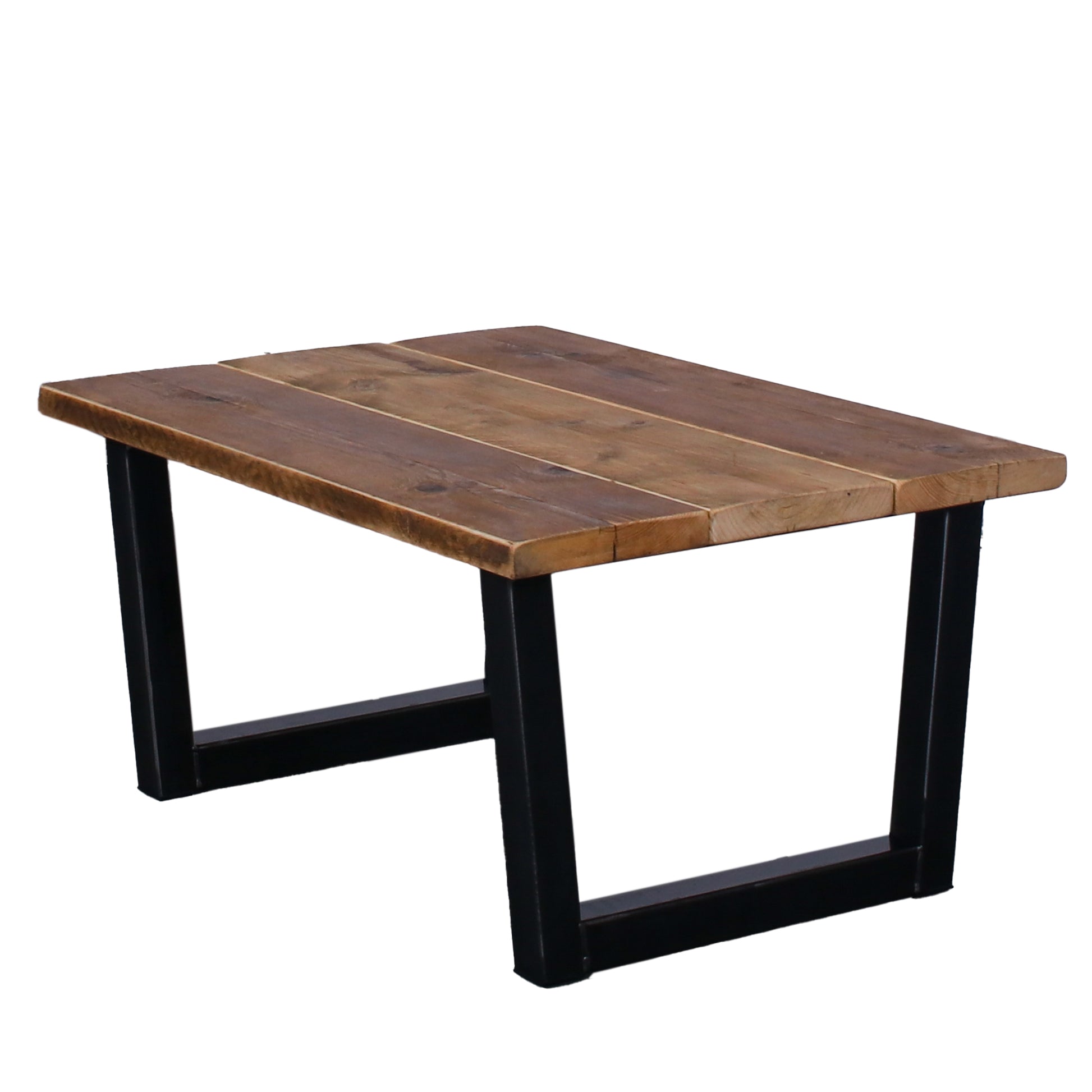reclaimed scaffold board coffee table chunk 1 3 plank clear