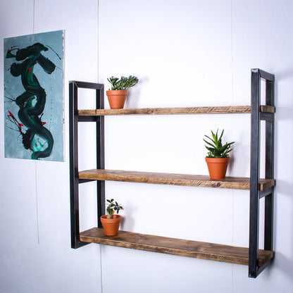 reclaimed scaffold board shelving unit 3 board studio