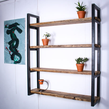 reclaimed scaffold board shelving unit 4 board studio