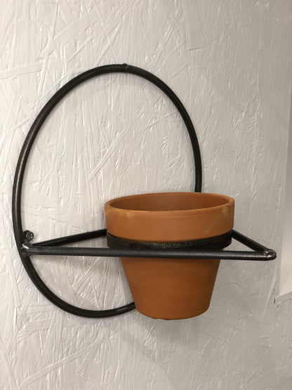 round wall plant pot holder just pot